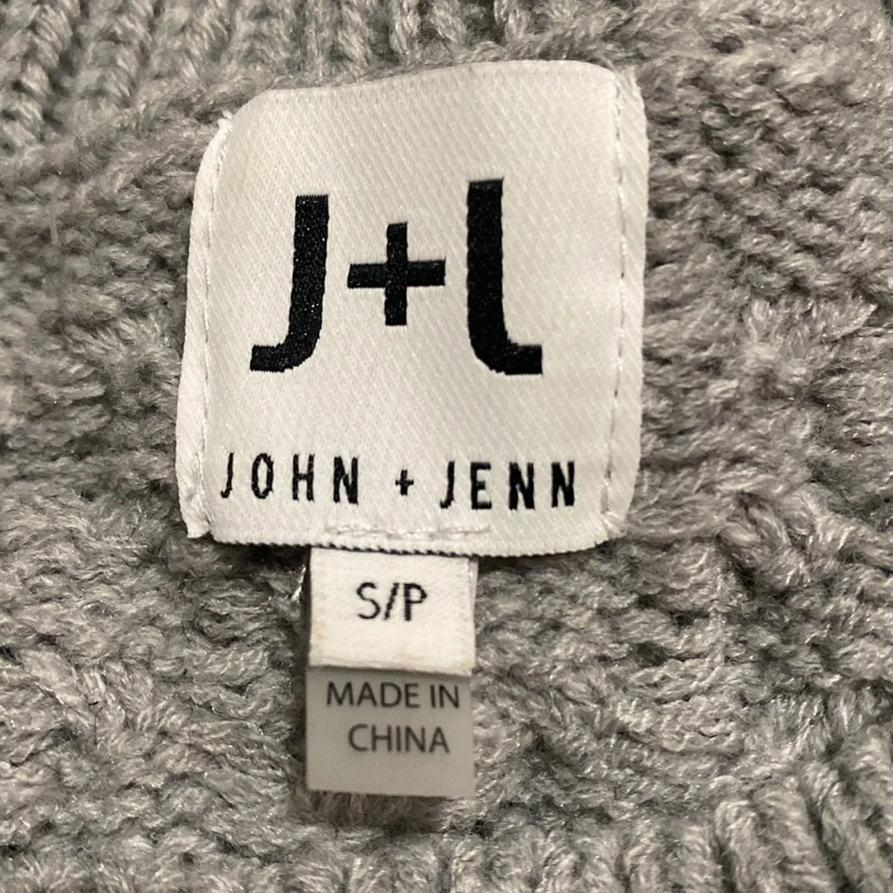 John and Jenn sweater gray